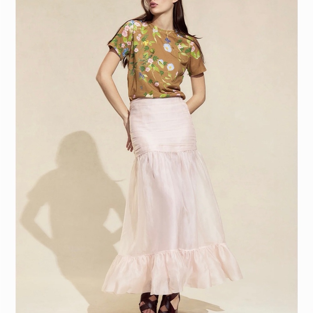 Cynthia Rowley serafina Light Pink Maxi Skirt